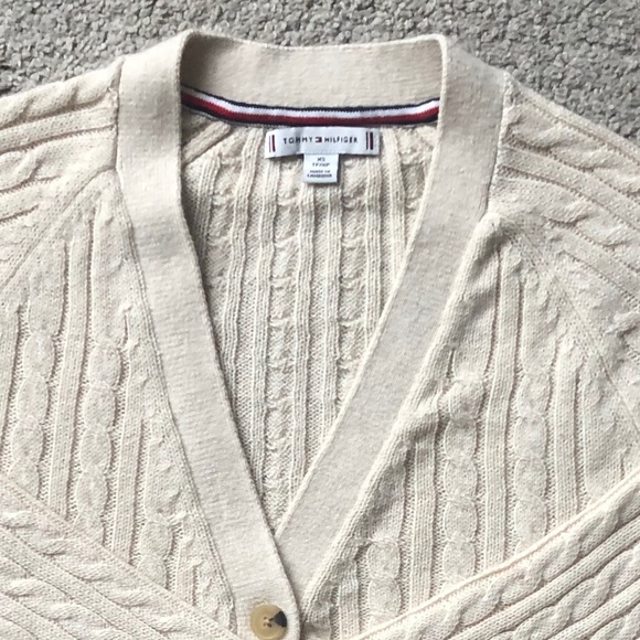 Tommy Hilfiger - V- neck Cardigan Sweater.NWOT. - Picture 3 of 3